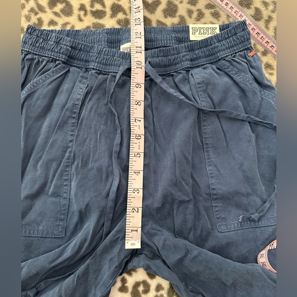 PINK Victoria’s Secret Easy Jogger in Old School Blue Size Small Women’s - Picture 15 of 17